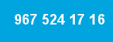 967 524 17 16 967 524 17 16